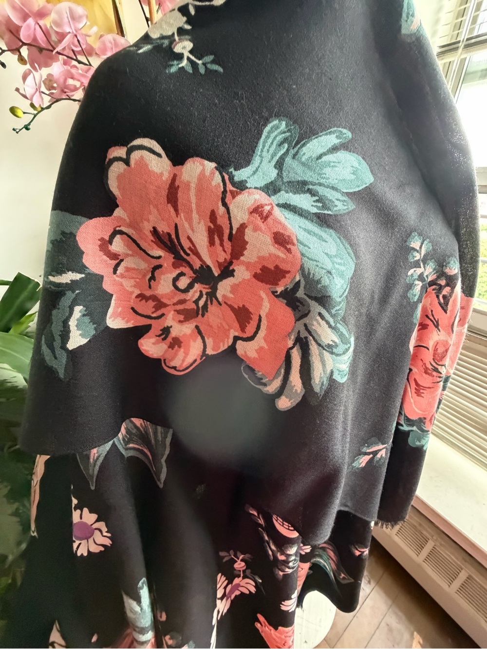 Coach Oversized Wool Shawl Scarf. - Picture 12 of 16
